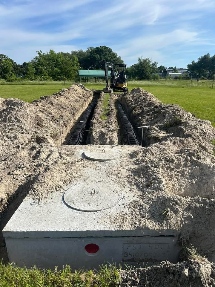 Septic tank installation